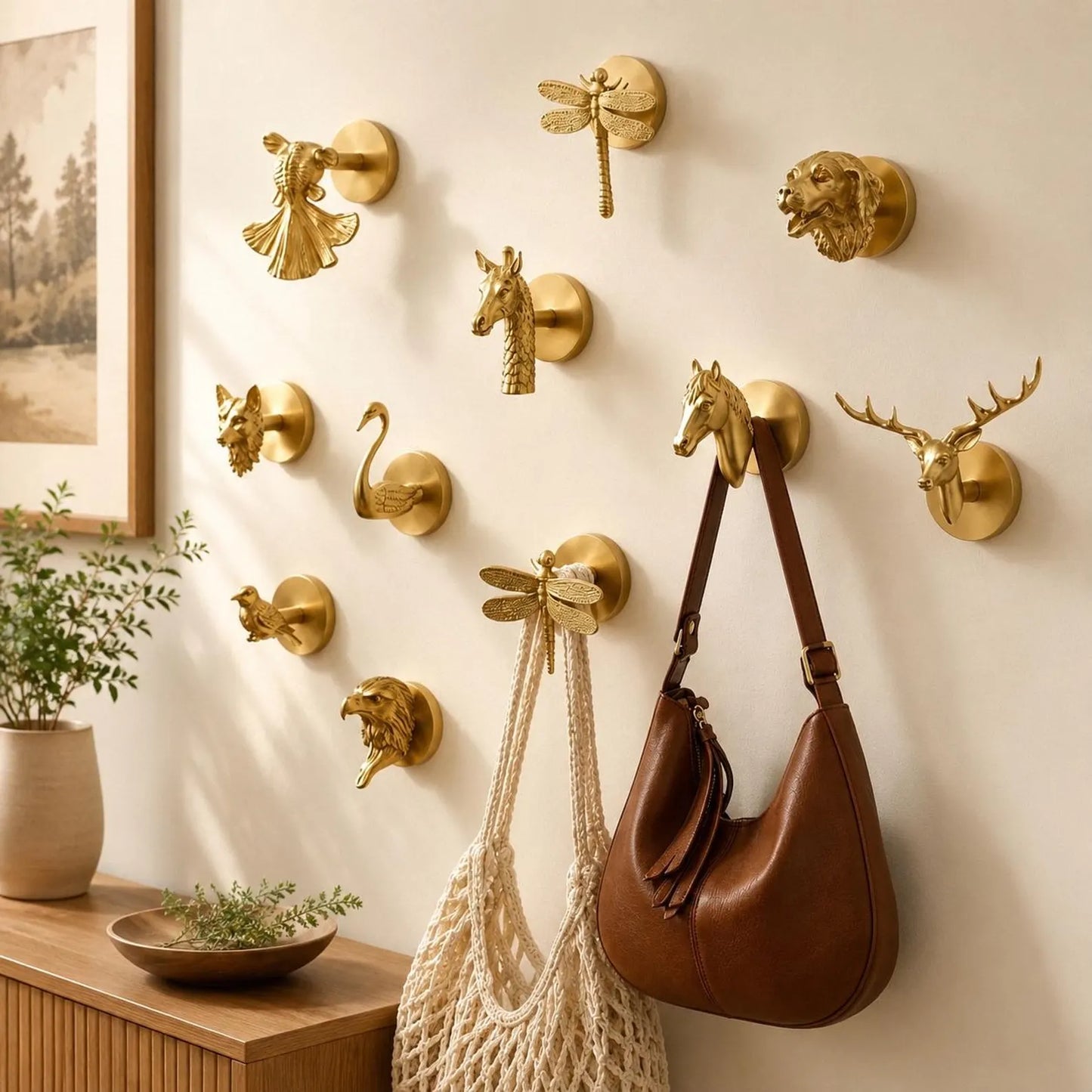 Solid Brass Wall Hook